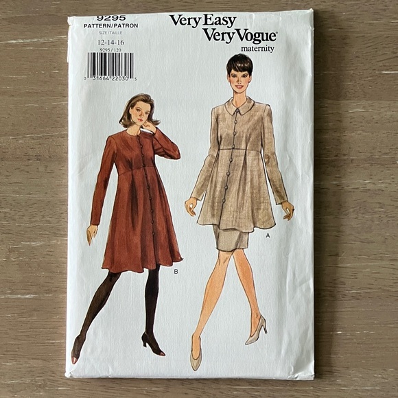 Maternity Sewing Pattern Bundle Vogue 9295 McCalls 6444 McCalls 7622 all Uncut - Picture 5 of 11